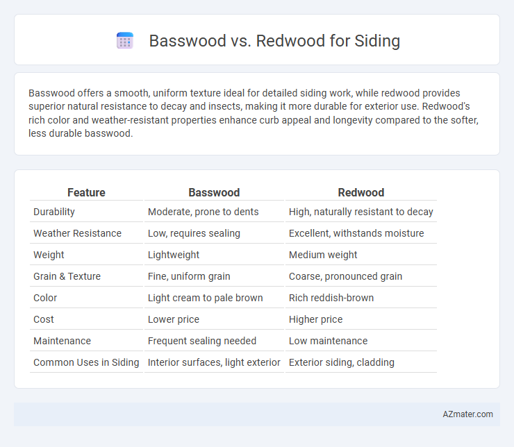 Basswood vs. Redwood for Siding - What is The Difference?