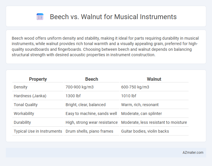 Beech vs. Walnut for Musical Instruments - What is The Difference?