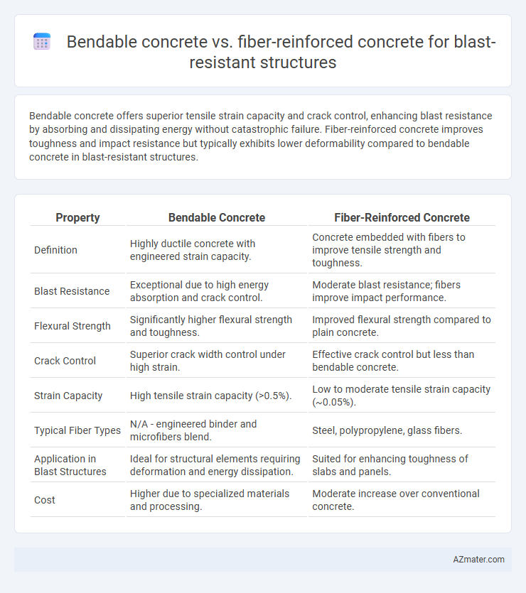 Bendable concrete vs. fiber-reinforced concrete for blast-resistant structures - What is The Difference?