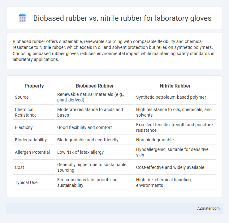 Biobased rubber vs. nitrile rubber for laboratory gloves - What is The Difference?