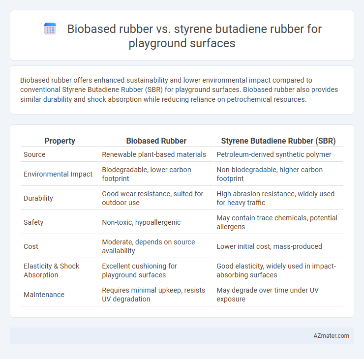 Biobased rubber vs. styrene butadiene rubber for playground surfaces - What is The Difference?