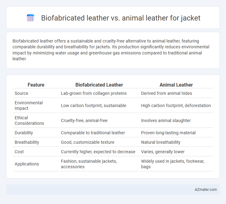 Biofabricated leather vs. animal leather for jacket - What is The Difference?