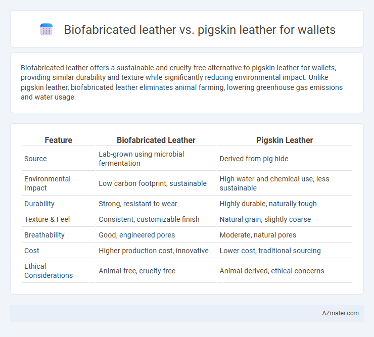 Biofabricated leather vs. pigskin leather for wallets - What is The Difference?