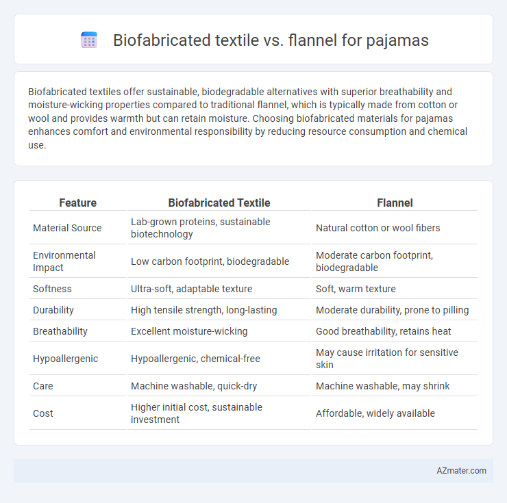 Biofabricated textile vs. flannel for pajamas - What is The Difference?