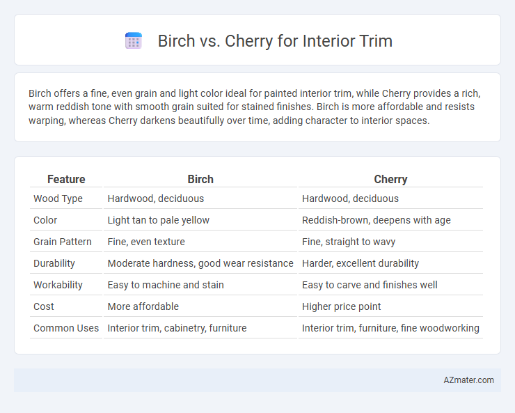 Birch vs. Cherry for Interior Trim - What is The Difference?