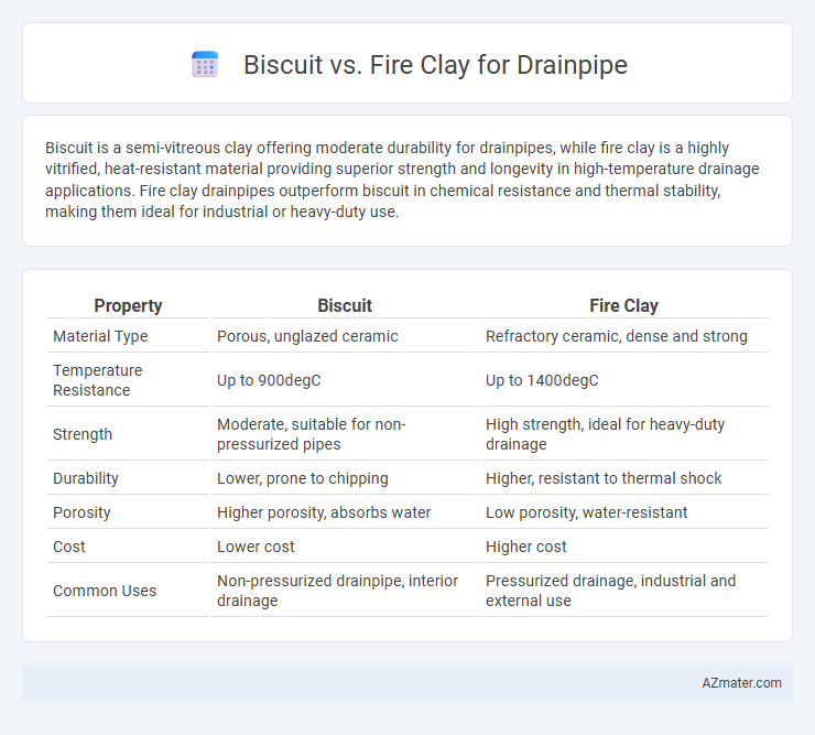 Biscuit vs. Fire Clay for Drainpipe - What is The Difference?