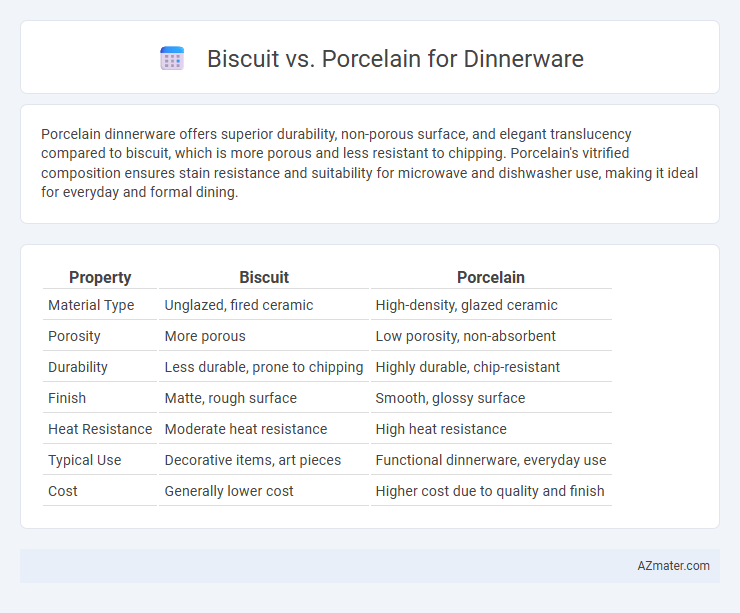 Biscuit vs. Porcelain for Dinnerware - What is The Difference?