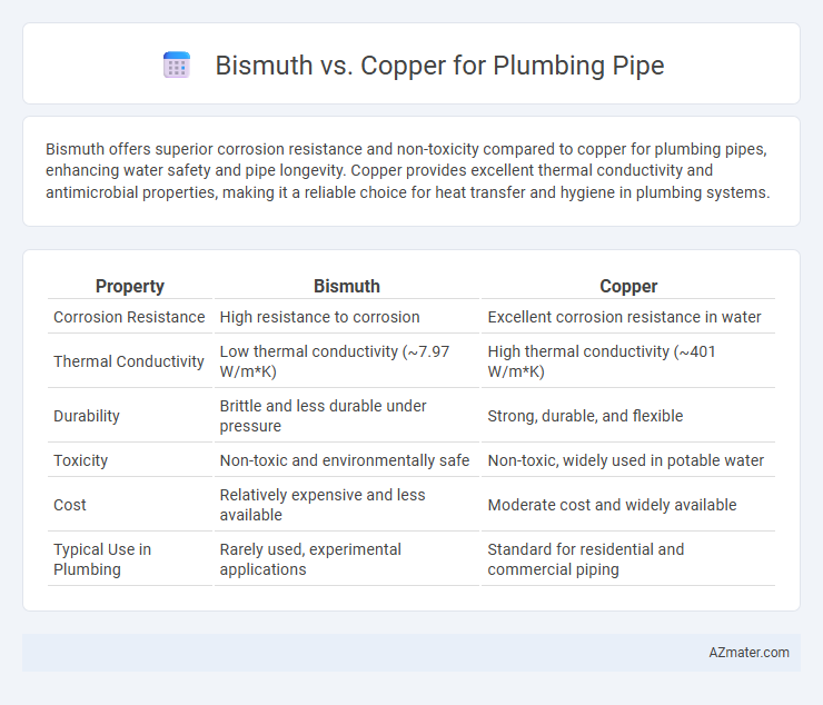 Bismuth vs. Copper for Plumbing Pipe - What is The Difference?