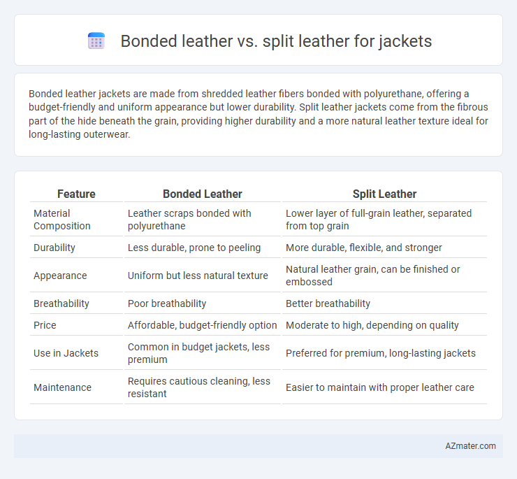 Bonded leather vs. split leather for jackets - What is The Difference?