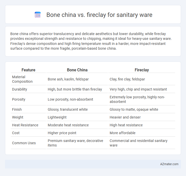 Bone china vs. fireclay for sanitary ware - What is The Difference?