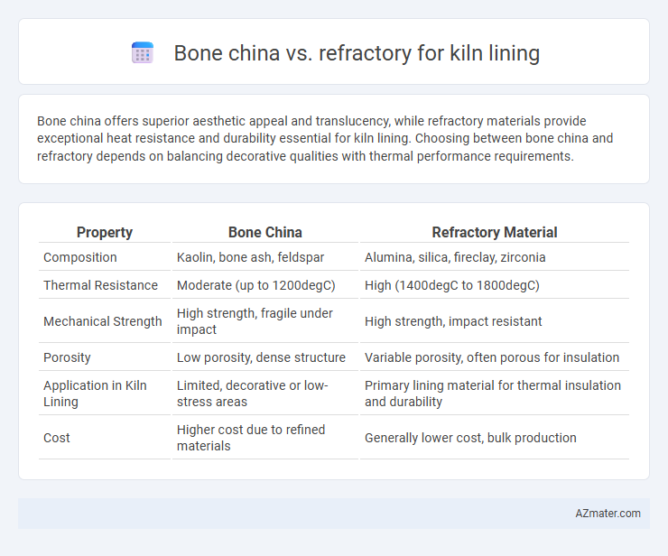 Bone china vs. refractory for kiln lining - What is The Difference?