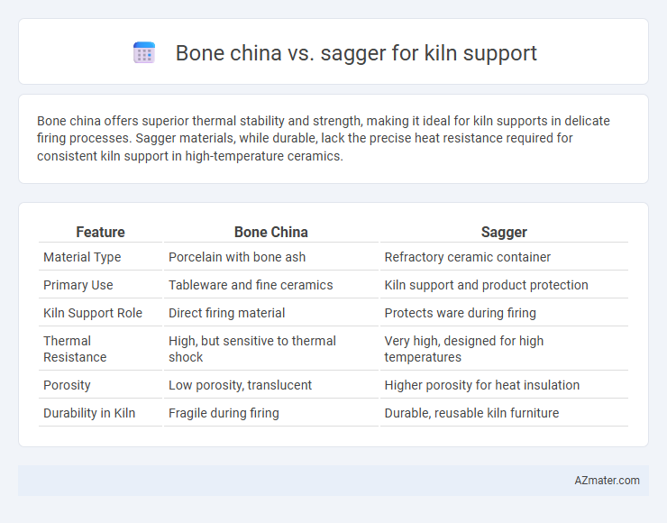Bone china vs. sagger for kiln support - What is The Difference?