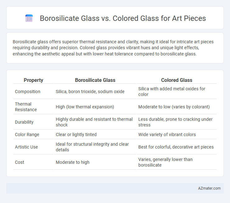 Borosilicate Glass vs. Colored Glass for Art Pieces - What is The Difference?