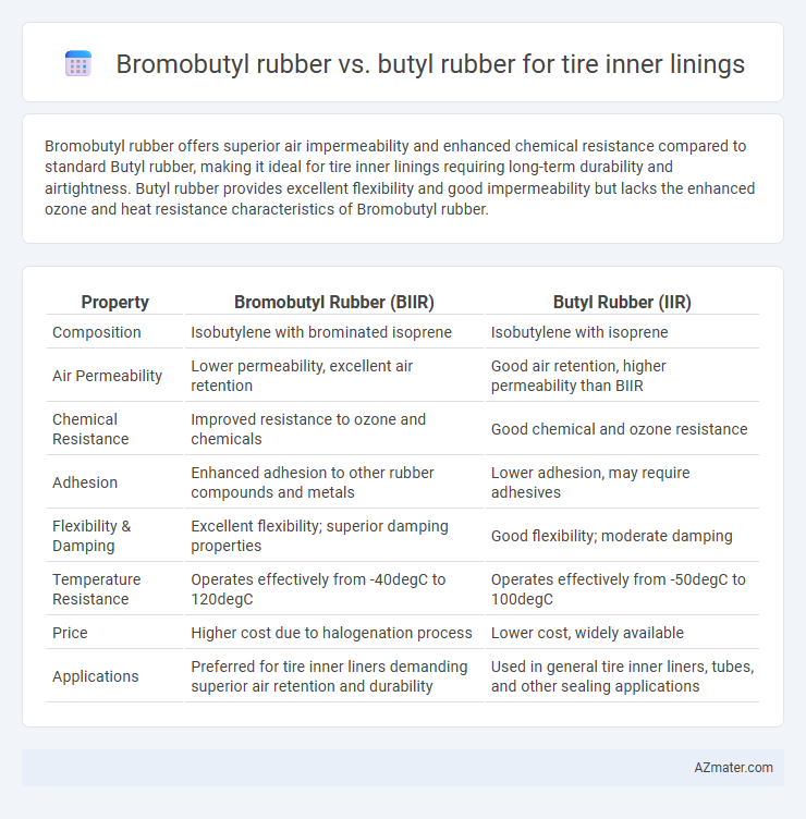 Bromobutyl rubber vs. butyl rubber for tire inner linings - What is The Difference?