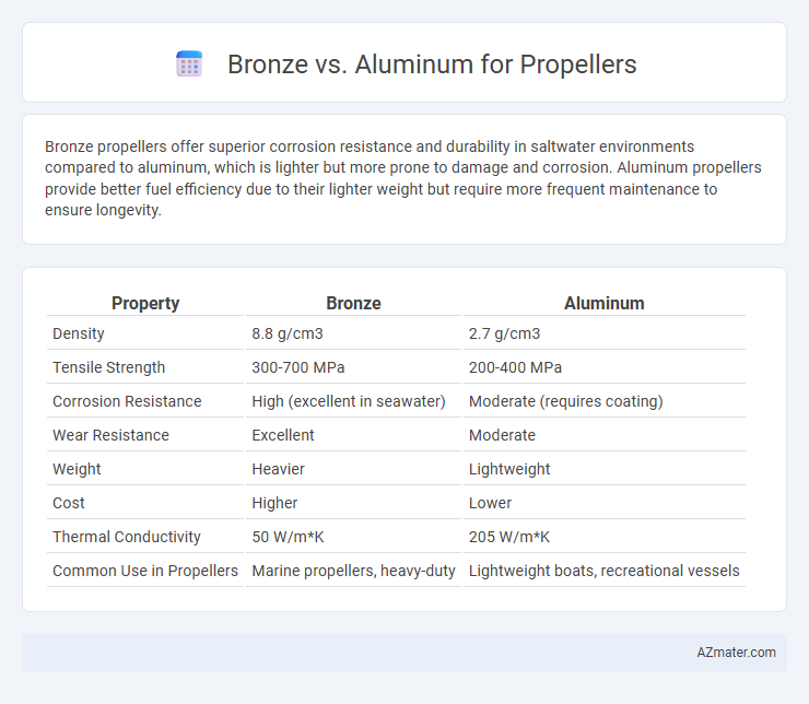 Bronze vs. Aluminum for Propellers - What is The Difference?