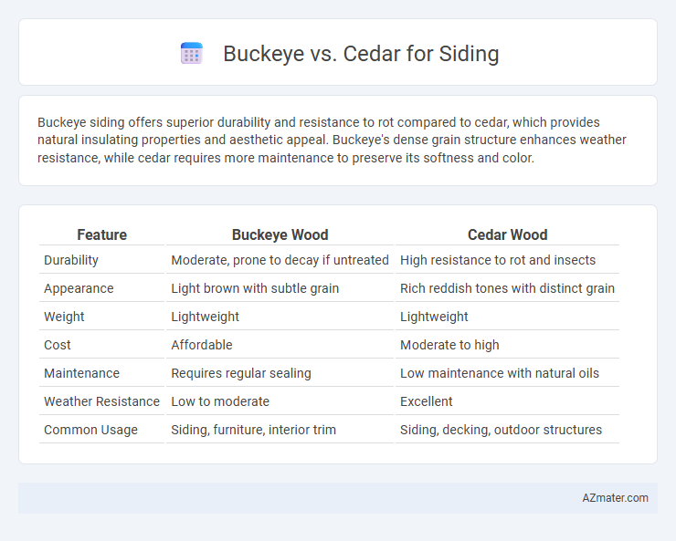 Buckeye vs. Cedar for Siding - What is The Difference?