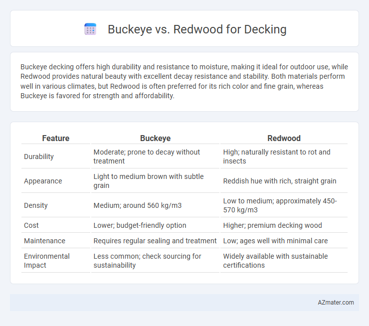 Buckeye vs. Redwood for Decking - What is The Difference?