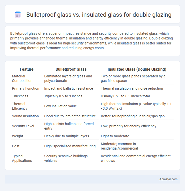Bulletproof glass vs. insulated glass for double glazing - What is The Difference?