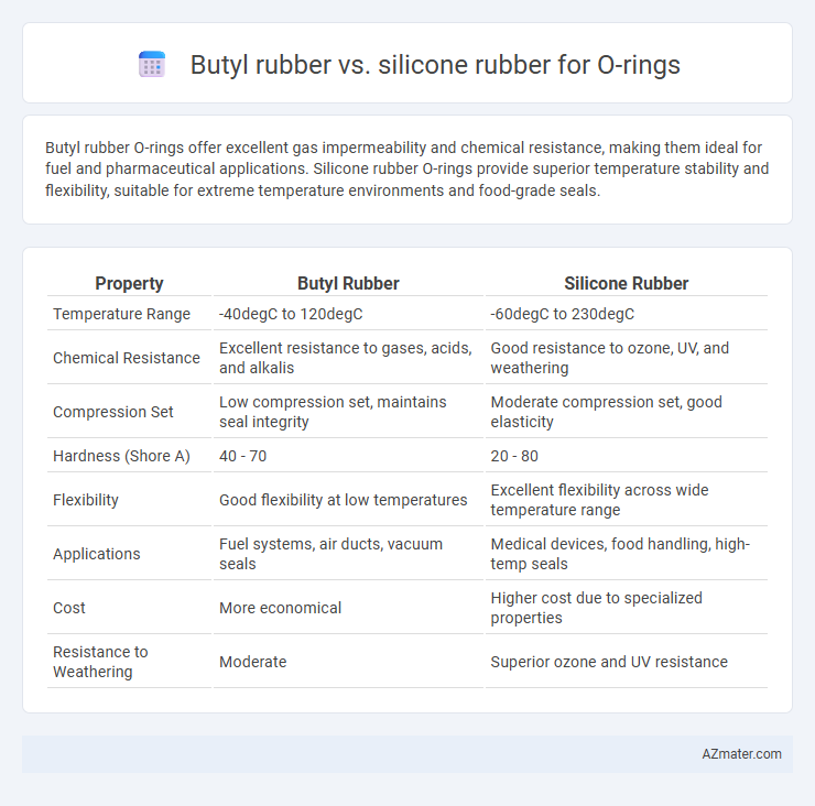 Butyl rubber vs. silicone rubber for O-rings - What is The Difference?