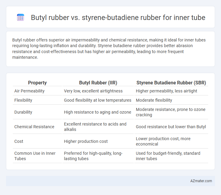 Butyl rubber vs. styrene-butadiene rubber for inner tube - What is The Difference?