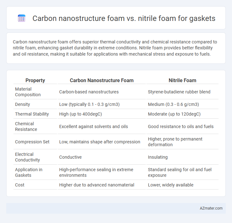 Carbon nanostructure foam vs. nitrile foam for gaskets - What is The Difference?