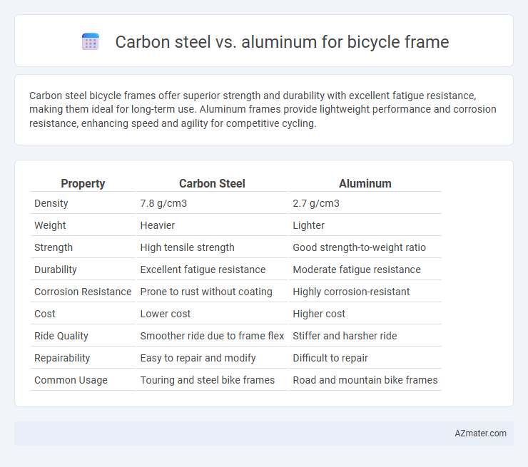 Carbon steel vs. aluminum for bicycle frame - What is The Difference?