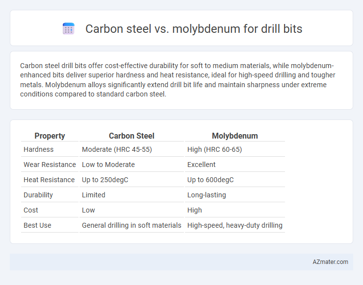 Carbon steel vs. molybdenum for drill bits - What is The Difference?