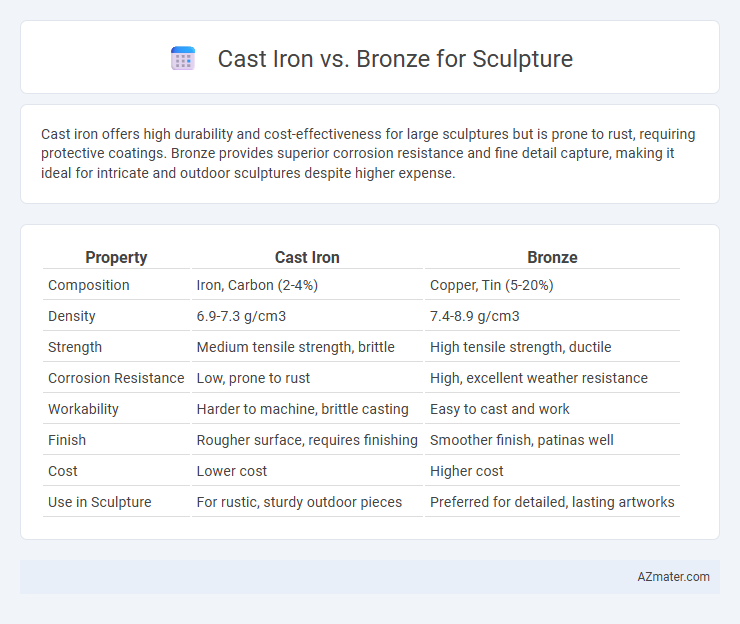 Cast Iron vs. Bronze for Sculpture - What is The Difference?