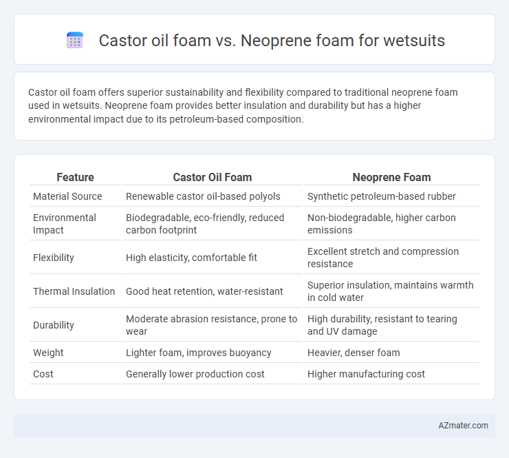 Castor oil foam vs. Neoprene foam for wetsuits - What is The Difference?
