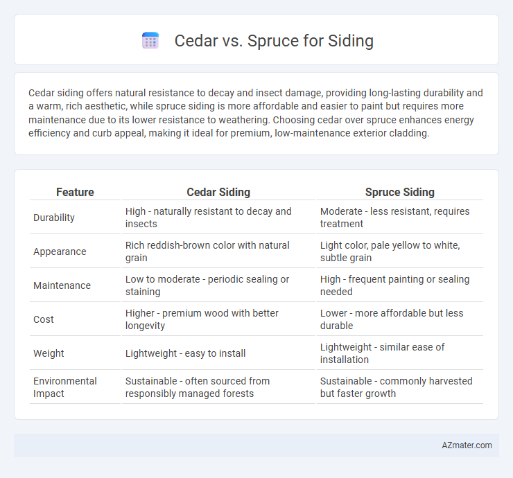 Cedar vs. Spruce for Siding - What is The Difference?