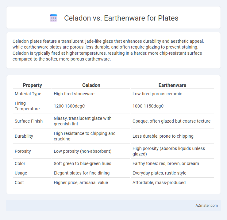 Celadon vs. Earthenware for Plates - What is The Difference?