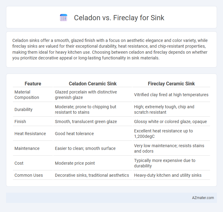 Celadon vs. Fireclay for Sink - What is The Difference?