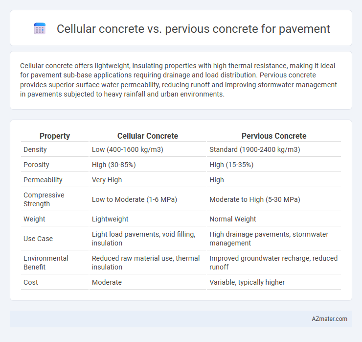 Cellular concrete vs. pervious concrete for pavement - What is The Difference?