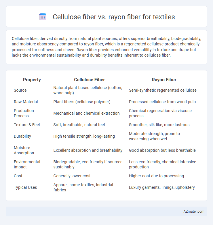 Cellulose fiber vs. rayon fiber for textiles - What is The Difference?