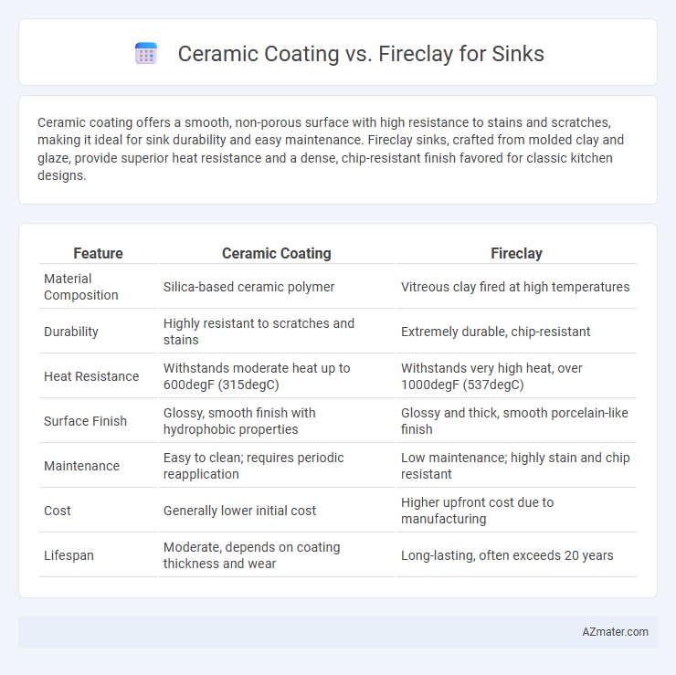 Ceramic Coating vs. Fireclay for Sinks - What is The Difference?