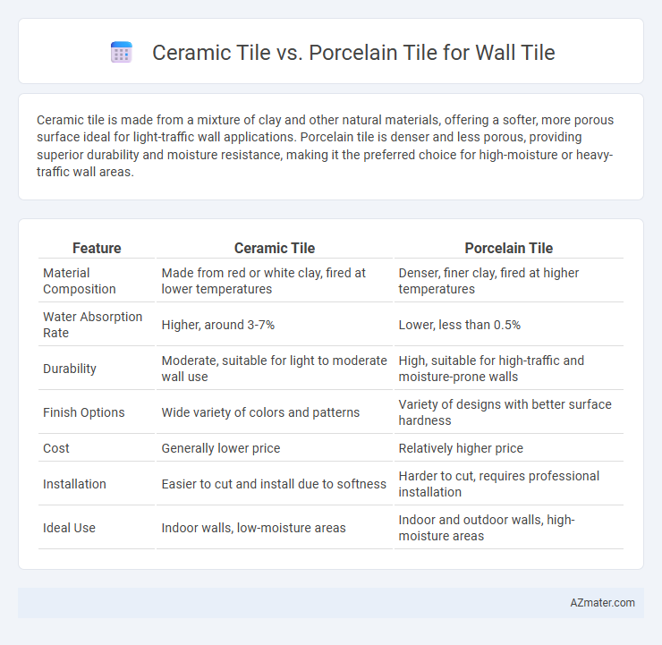 Ceramic Tile vs. Porcelain Tile for Wall Tile - What is The Difference?