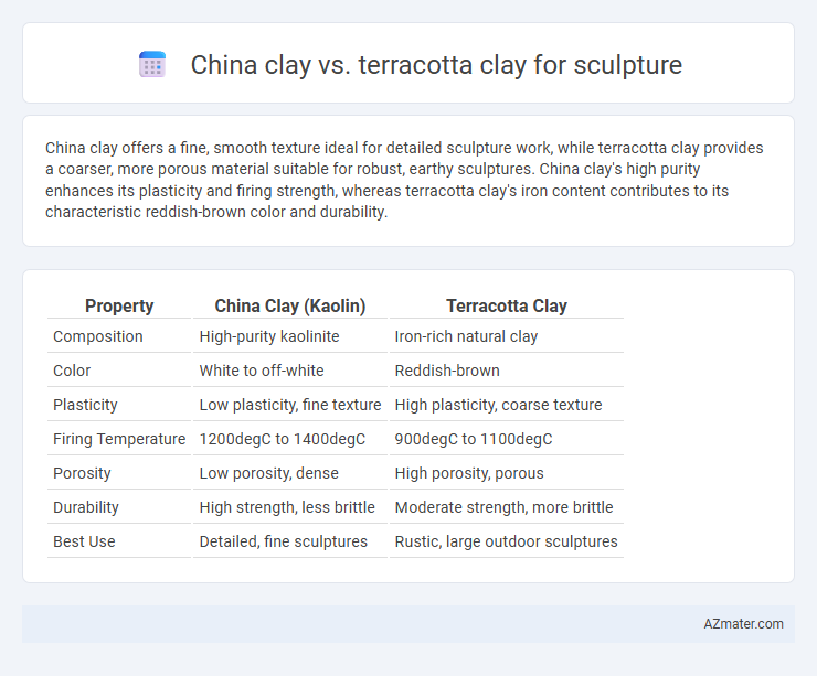 China clay vs. terracotta clay for sculpture - What is The Difference?