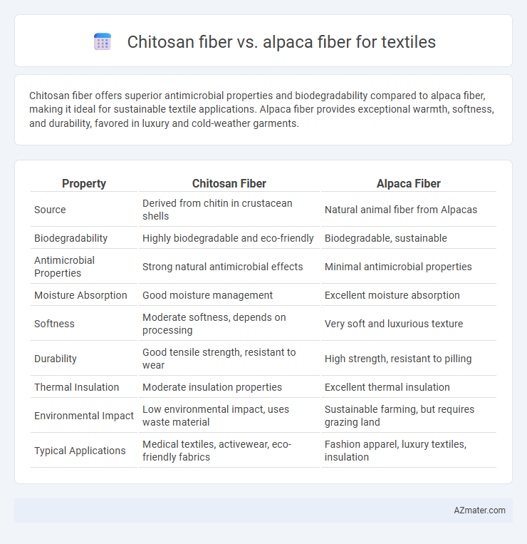 Chitosan fiber vs. alpaca fiber for textiles - What is The Difference?