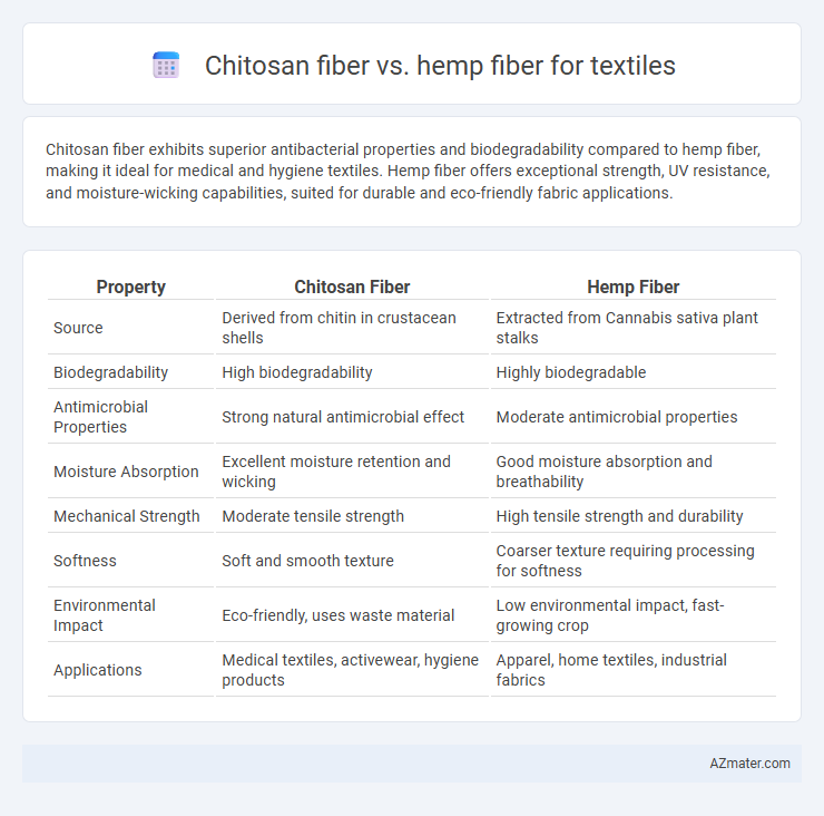 Chitosan fiber vs. hemp fiber for textiles - What is The Difference?
