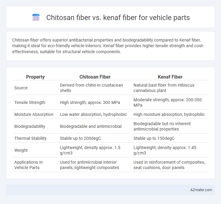 Chitosan fiber vs. kenaf fiber for vehicle parts - What is The Difference?