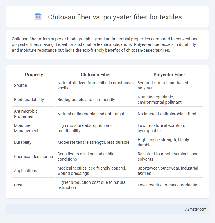 Chitosan fiber vs. polyester fiber for textiles - What is The Difference?