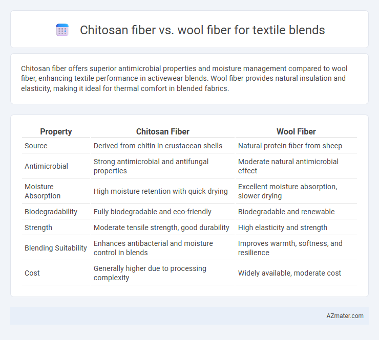 Chitosan fiber vs. wool fiber for textile blends - What is The Difference?