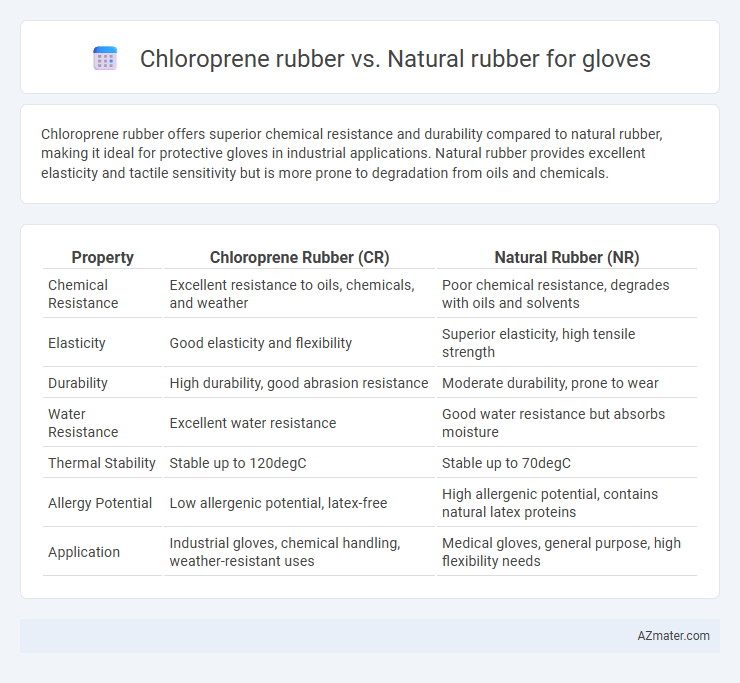 Chloroprene rubber vs. Natural rubber for gloves - What is The Difference?