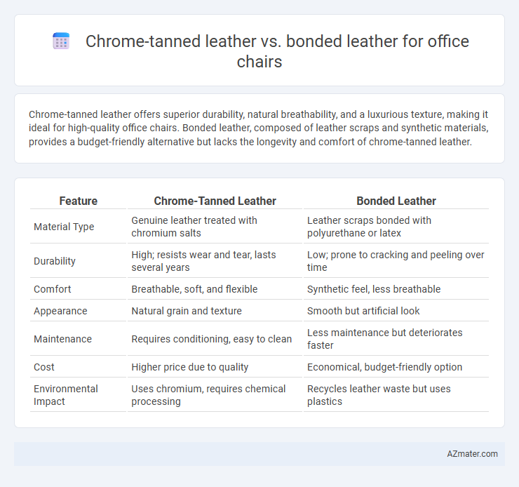 Chrome-tanned leather vs. bonded leather for office chairs - What is The Difference?