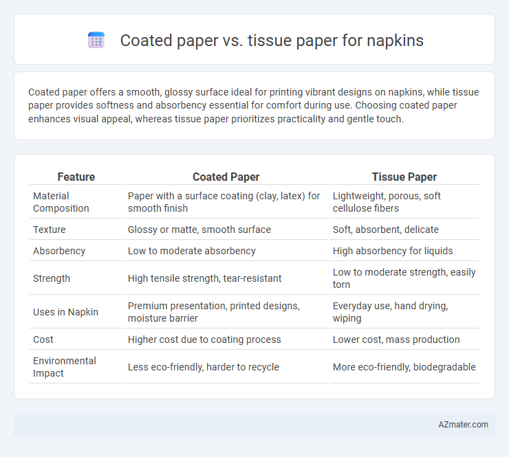 Coated paper vs. tissue paper for napkins - What is The Difference?