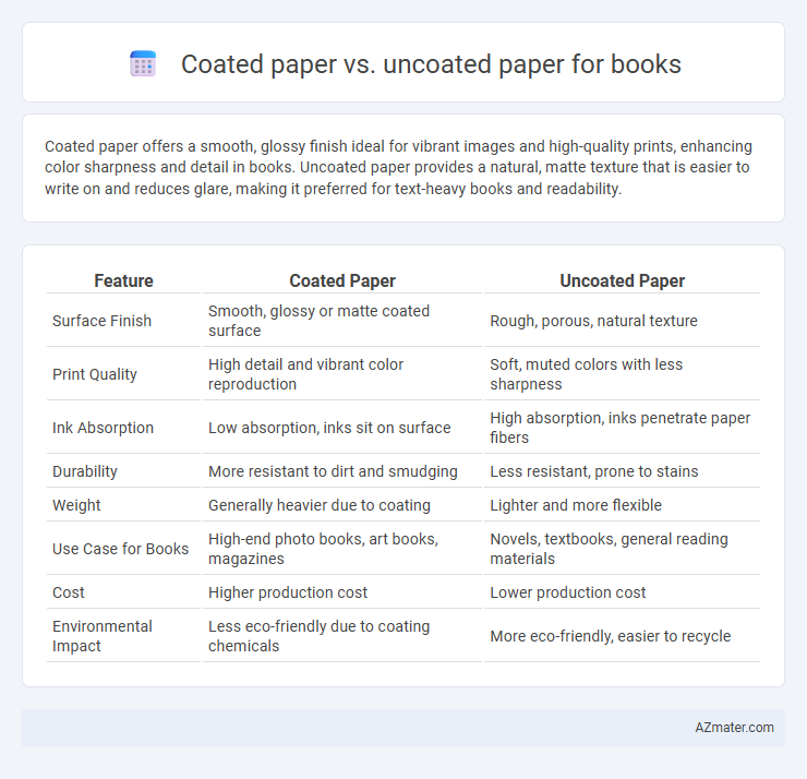 Coated paper vs. uncoated paper for books - What is The Difference?