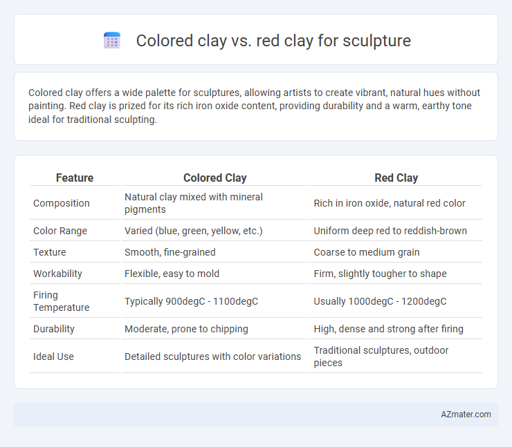 Colored clay vs. red clay for sculpture - What is The Difference?