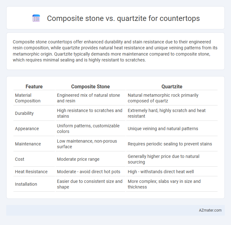 Composite stone vs. quartzite for countertops - What is The Difference?