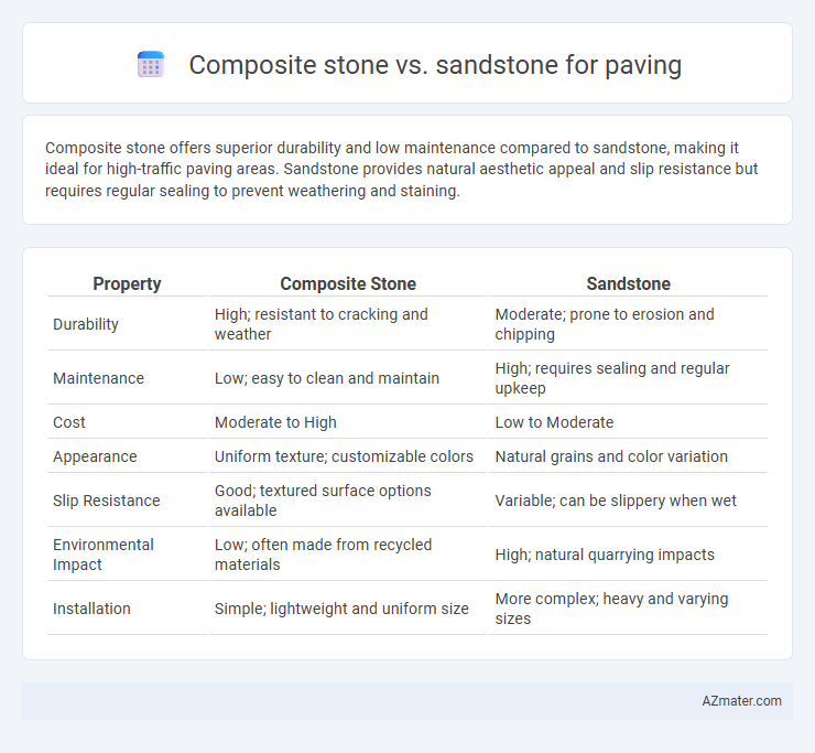 Composite stone vs. sandstone for paving - What is The Difference?