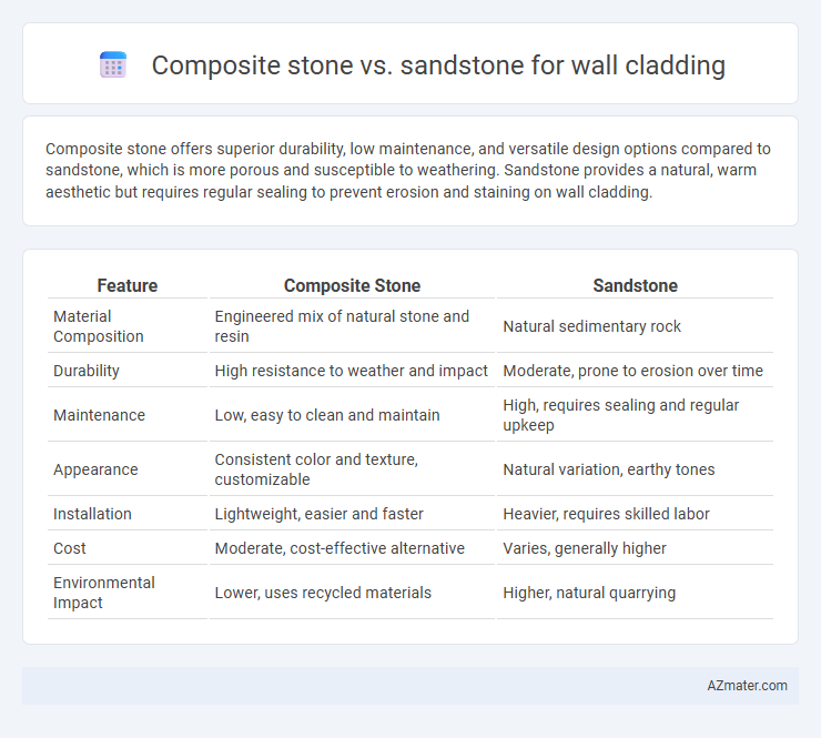 Composite stone vs. sandstone for wall cladding - What is The Difference?